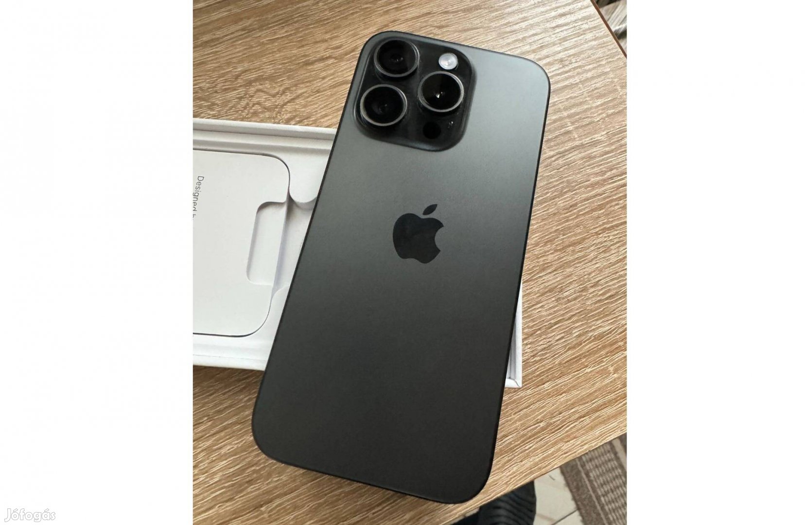 Iphone 15 Pro Max 256GB Titanium Black - független - Csere is lehet