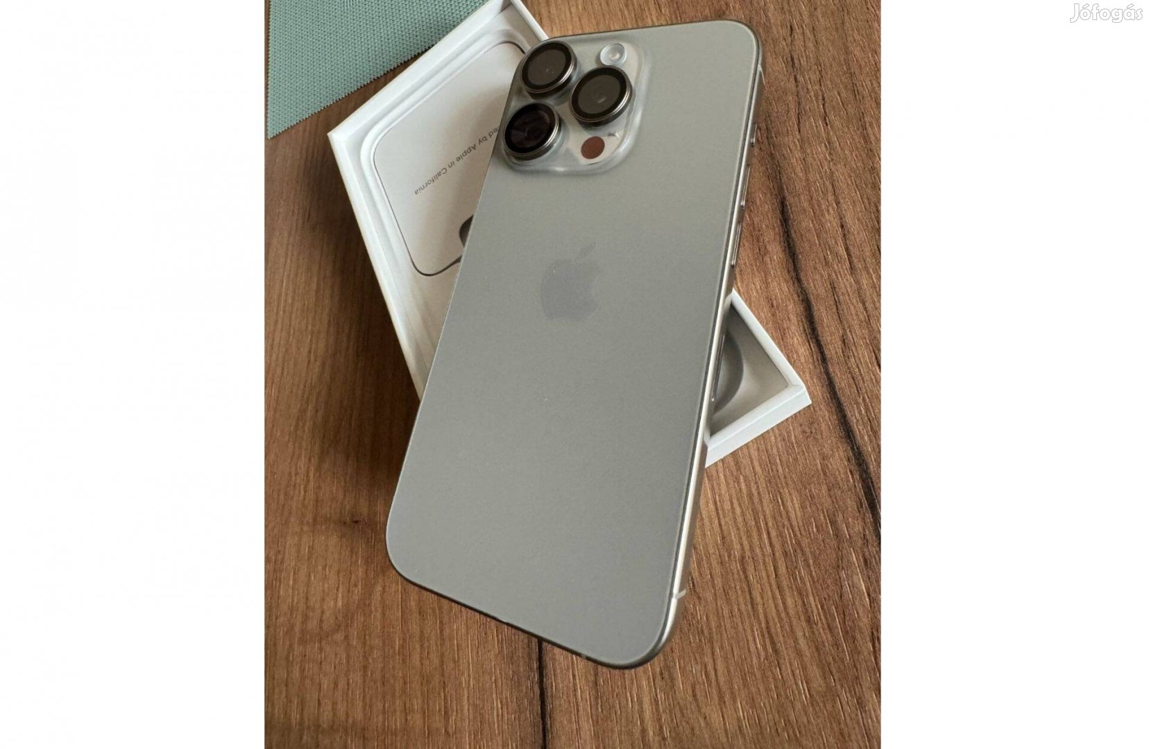 Iphone 15 Pro Max 256GB - Natural - hibátlan - Csere is érdekel