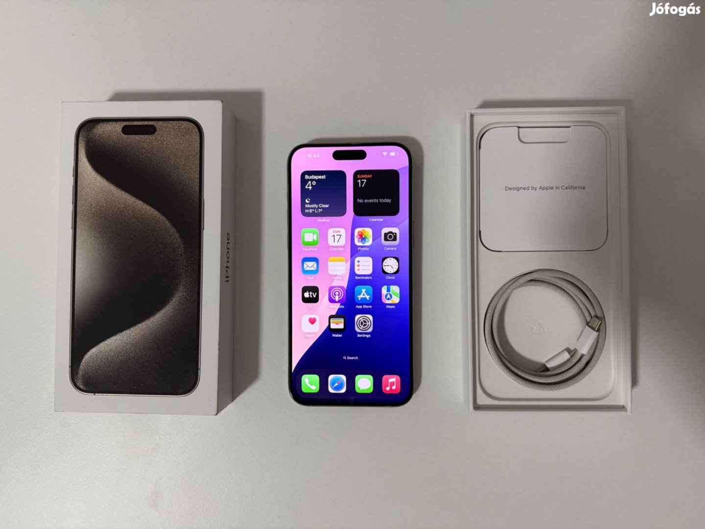 Iphone 15 Pro Max 256 GB (független, 98%-os akkumulátor)