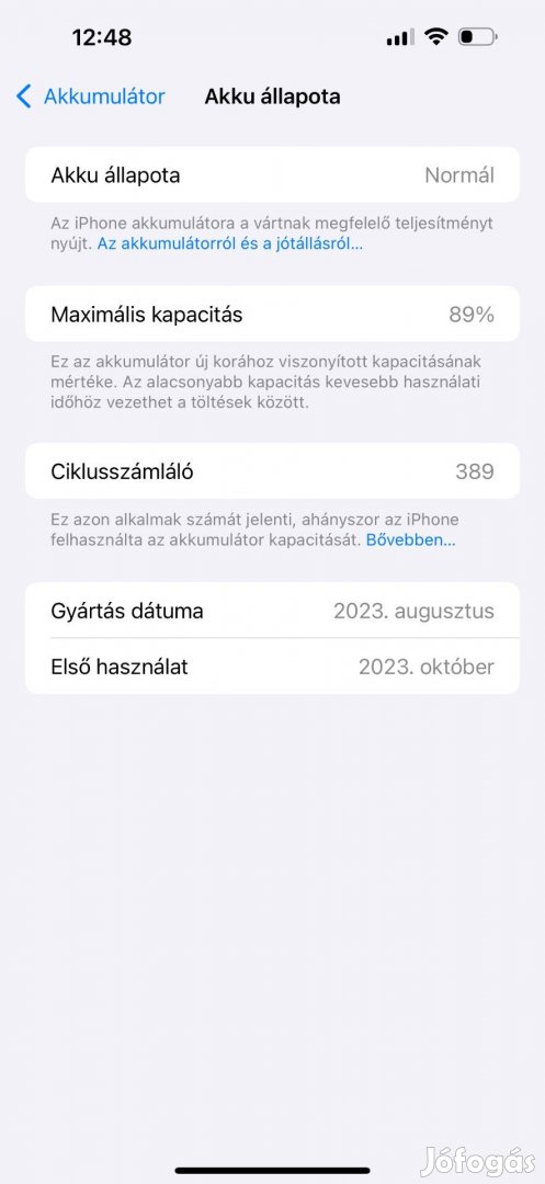 Iphone 15 Pro Max 256 giga ,gyári független