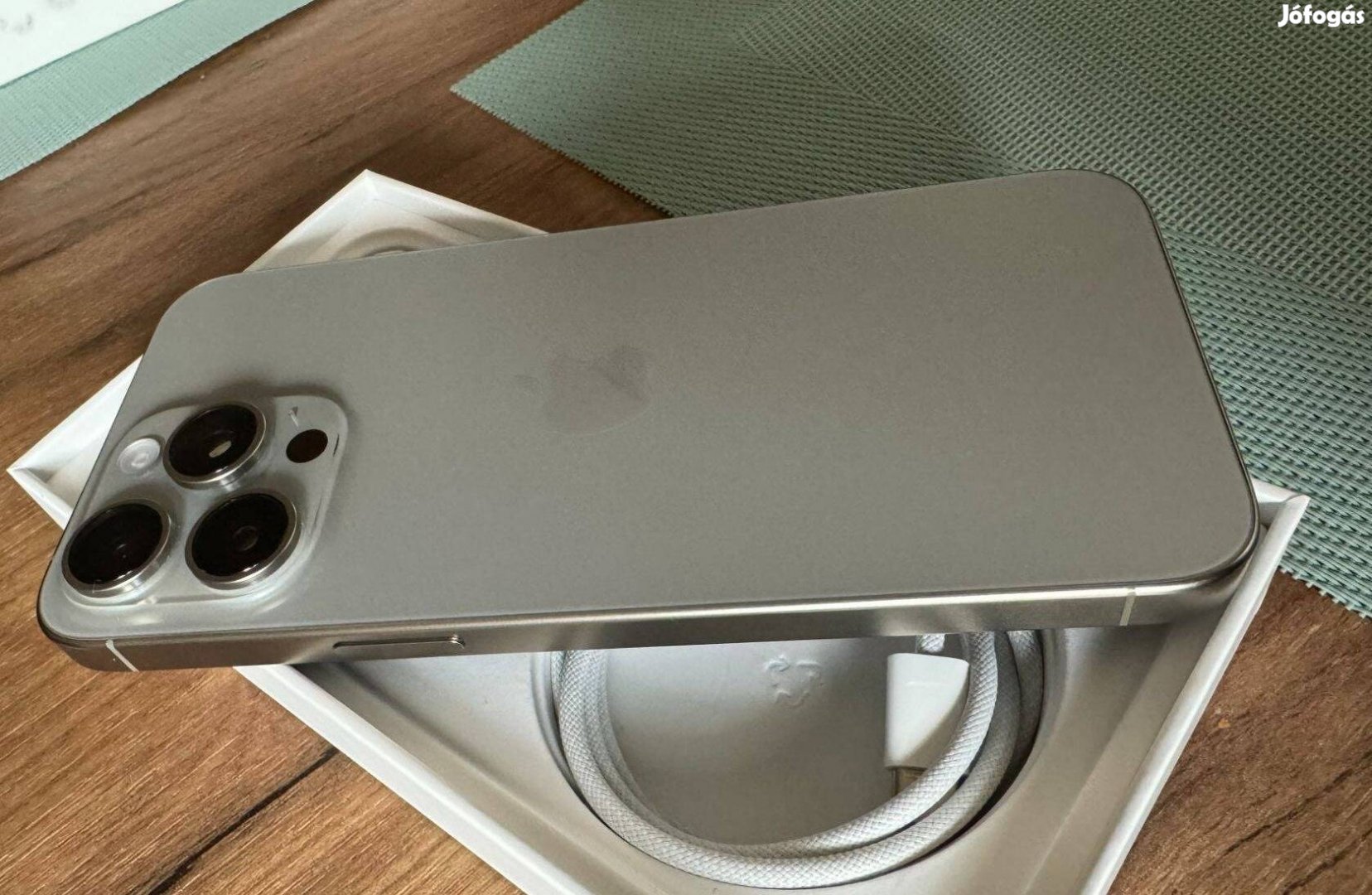 Iphone 15 Pro Max 512GB Natural Titanium - Független - Csere is lehet