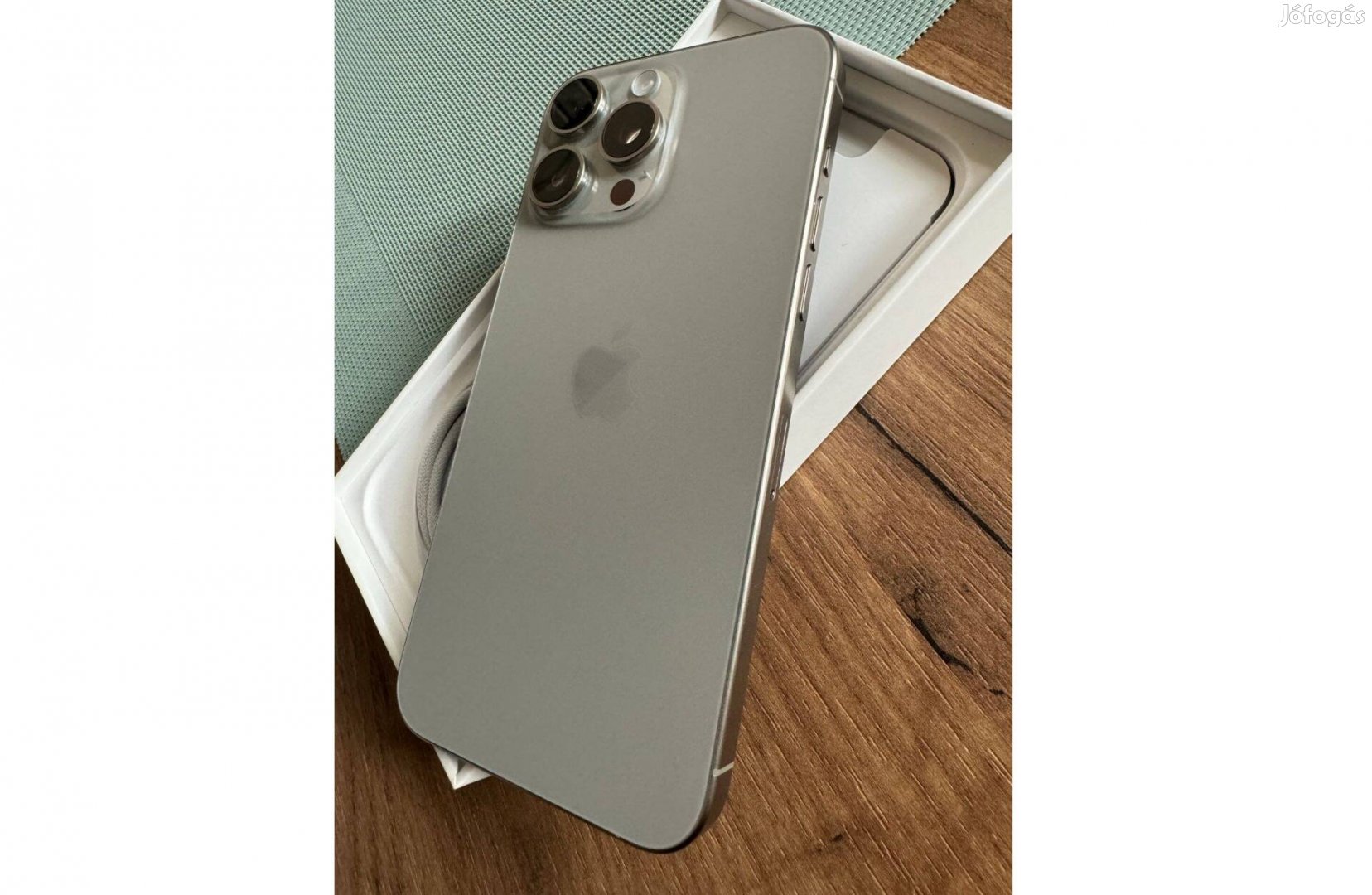 Iphone 15 Pro Max 512GB Natural Titanium - Független - Csere is lehet