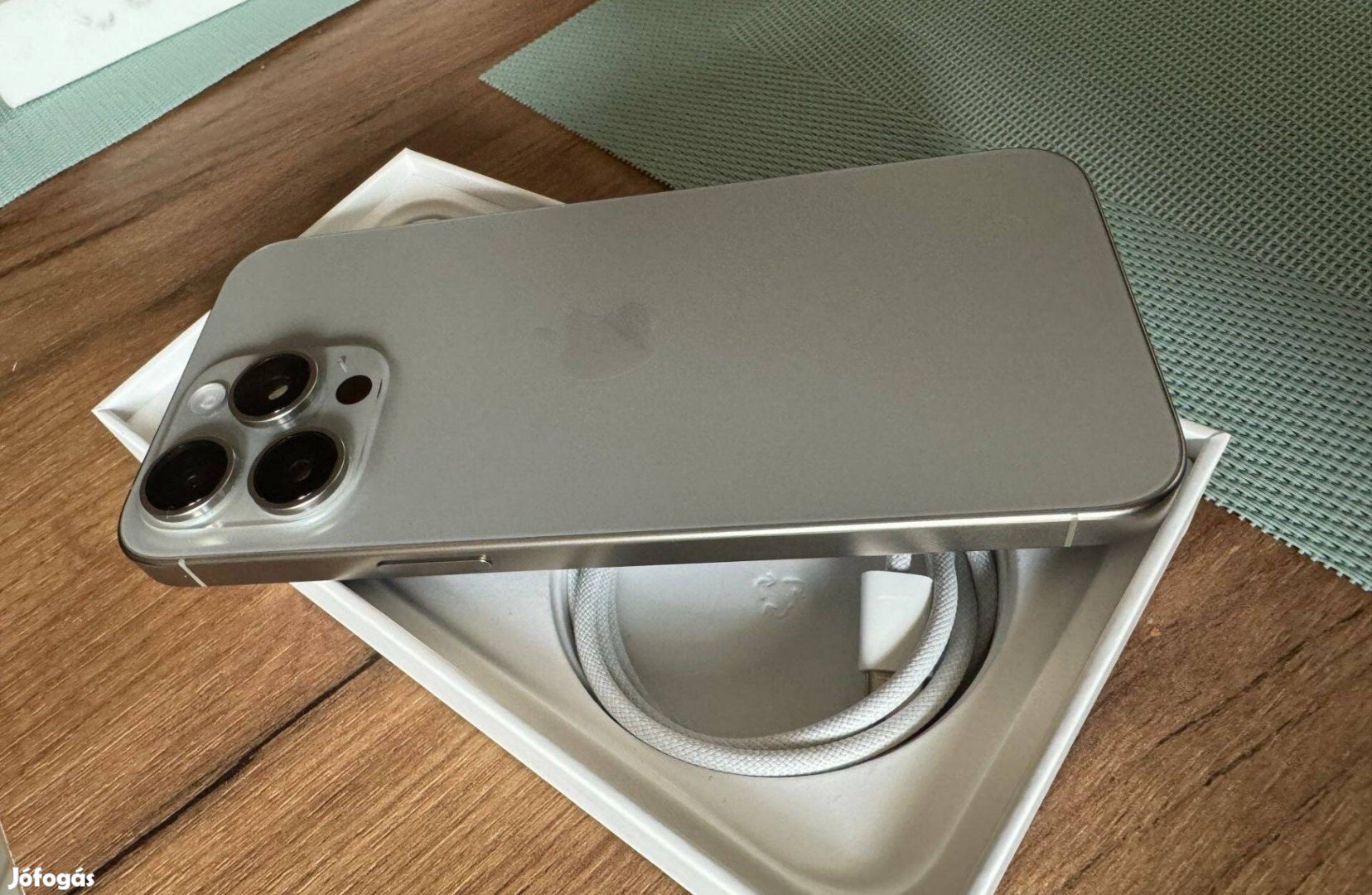 Iphone 15 Pro Max 512GB Natural Titanium - Független - Csere is lehet