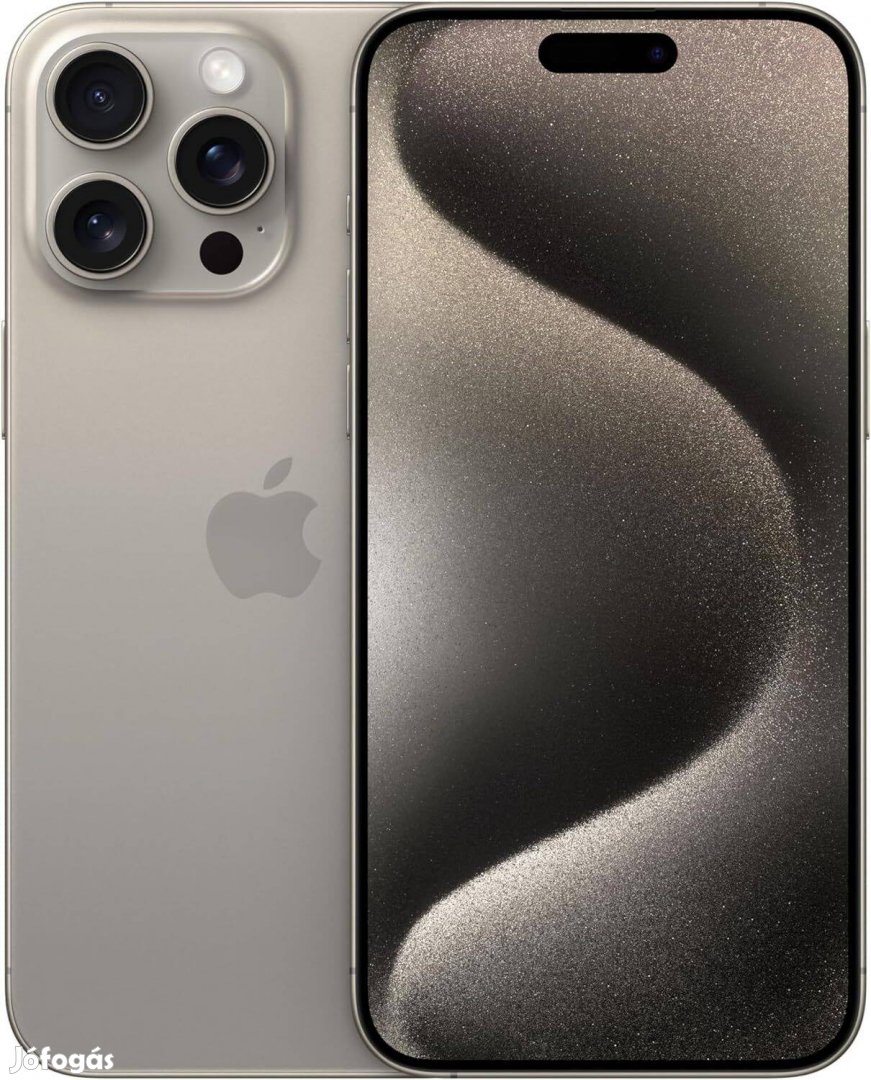 Iphone 15 Pro Max 512GB Natural Titanium - Független - Csere is lehet