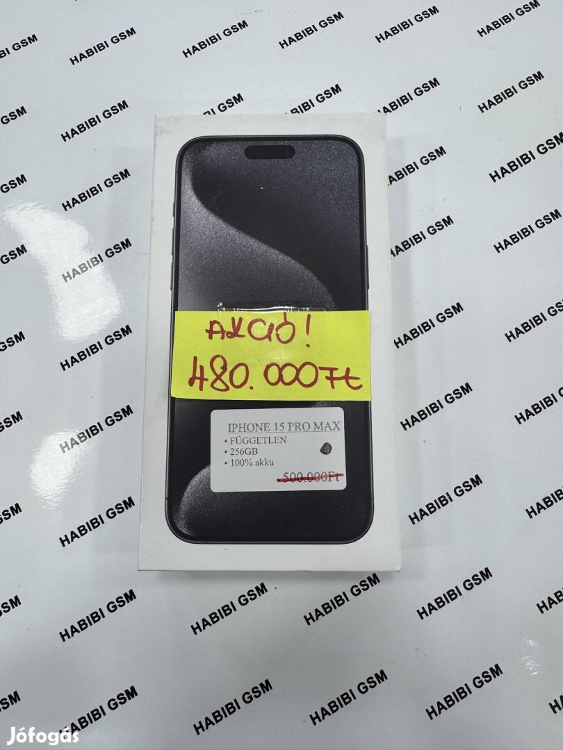 Iphone 15 Pro Max Független 256GB