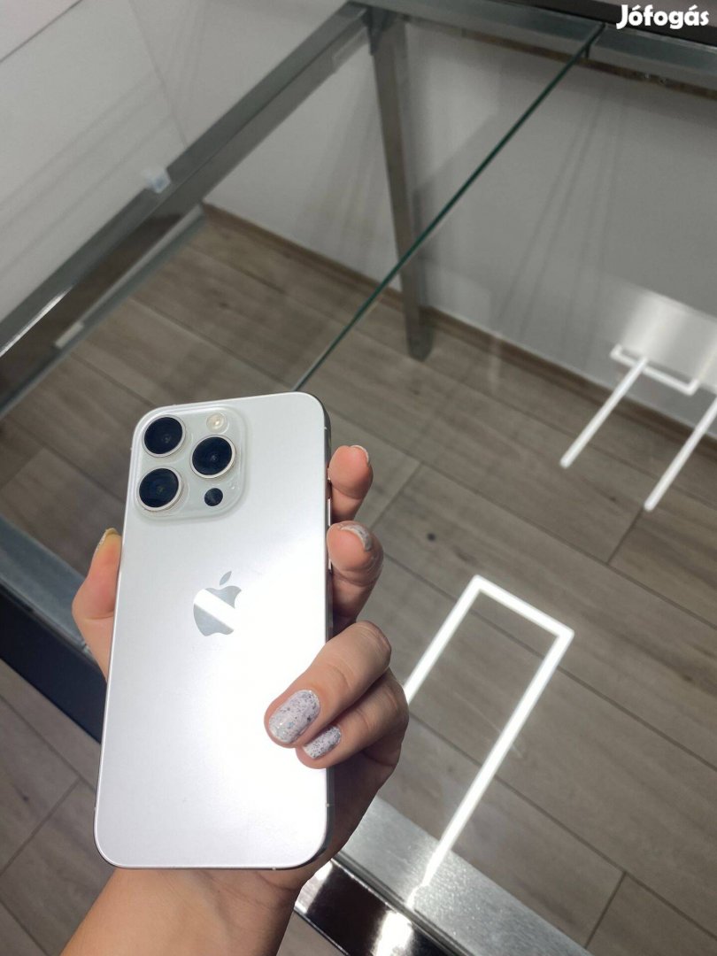 Iphone 15 Pro (1 TB, fehér titán, kártyafüggetlen)