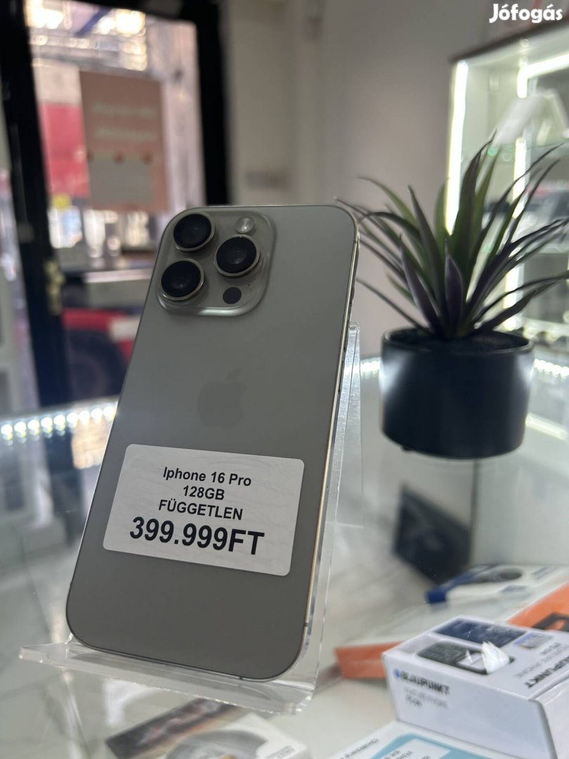 Iphone 16Pro, 128GB, ajándék tok,fólia