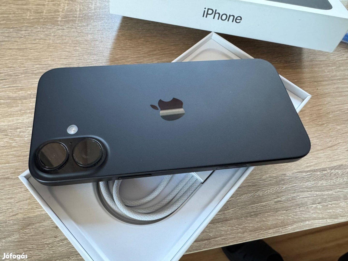 Iphone 16 256GB Black - Vadonatúj - független - Csere is lehet