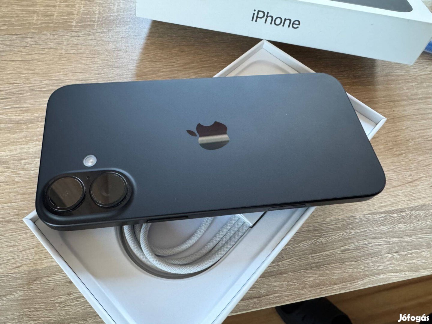 Iphone 16 256GB Black - Vadonatúj - független - Csere is lehet