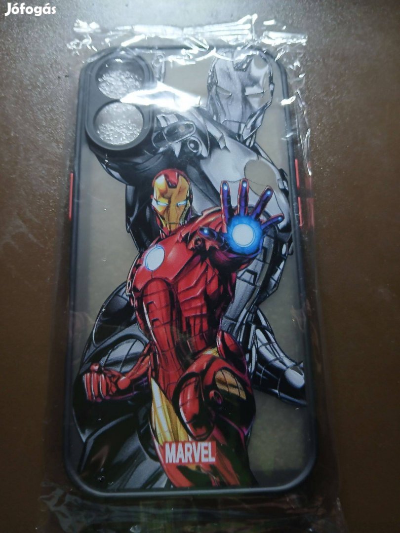Iphone 16 Iron Man Apple iphone16 szilikon tok új telefontok
