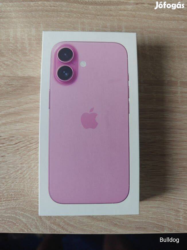 Iphone 16 Pink 128GB Független Új Garancia 36 Hónap Csere ON !