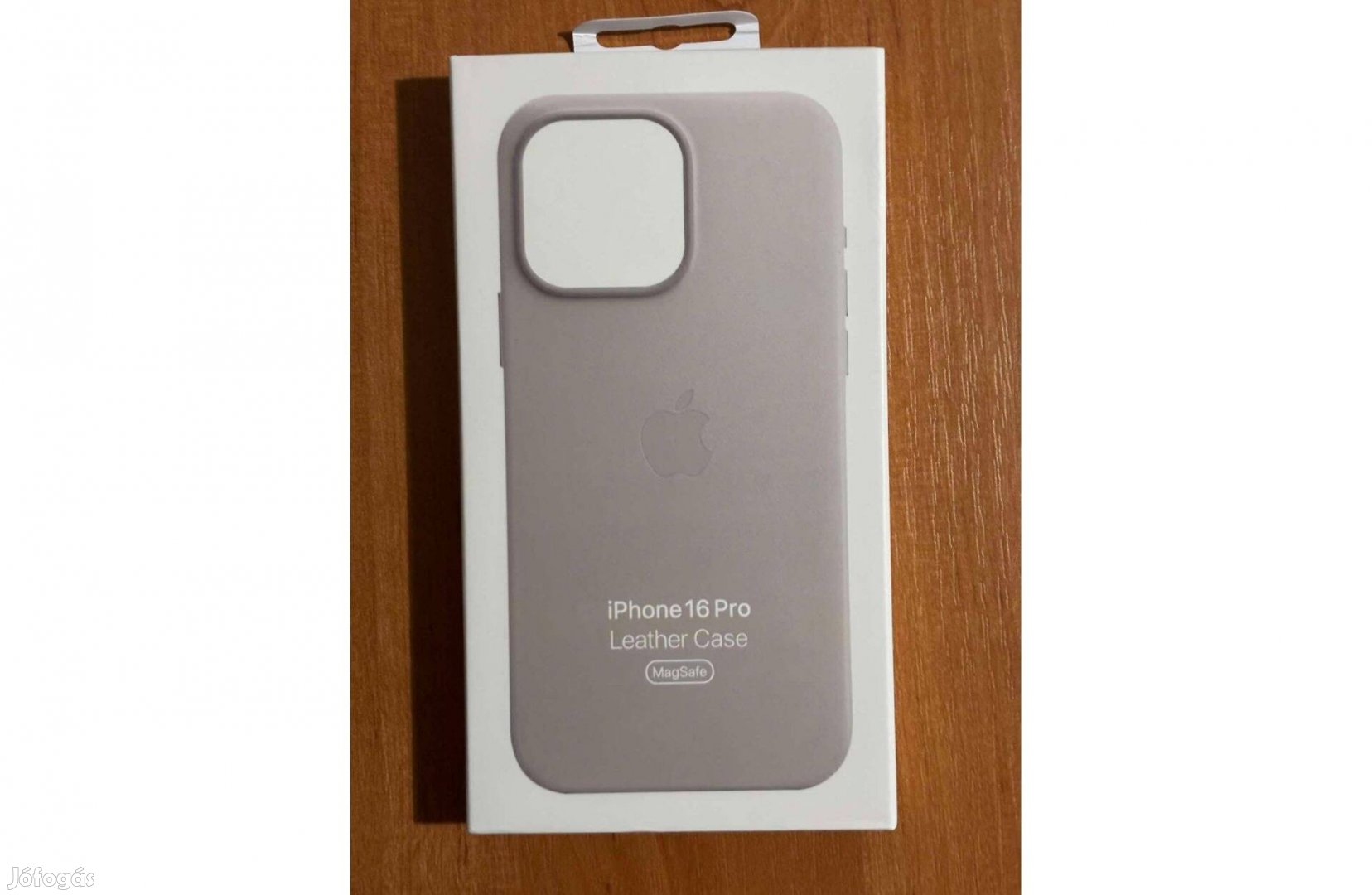 Iphone 16 Pro bőr tok szürke(gray)