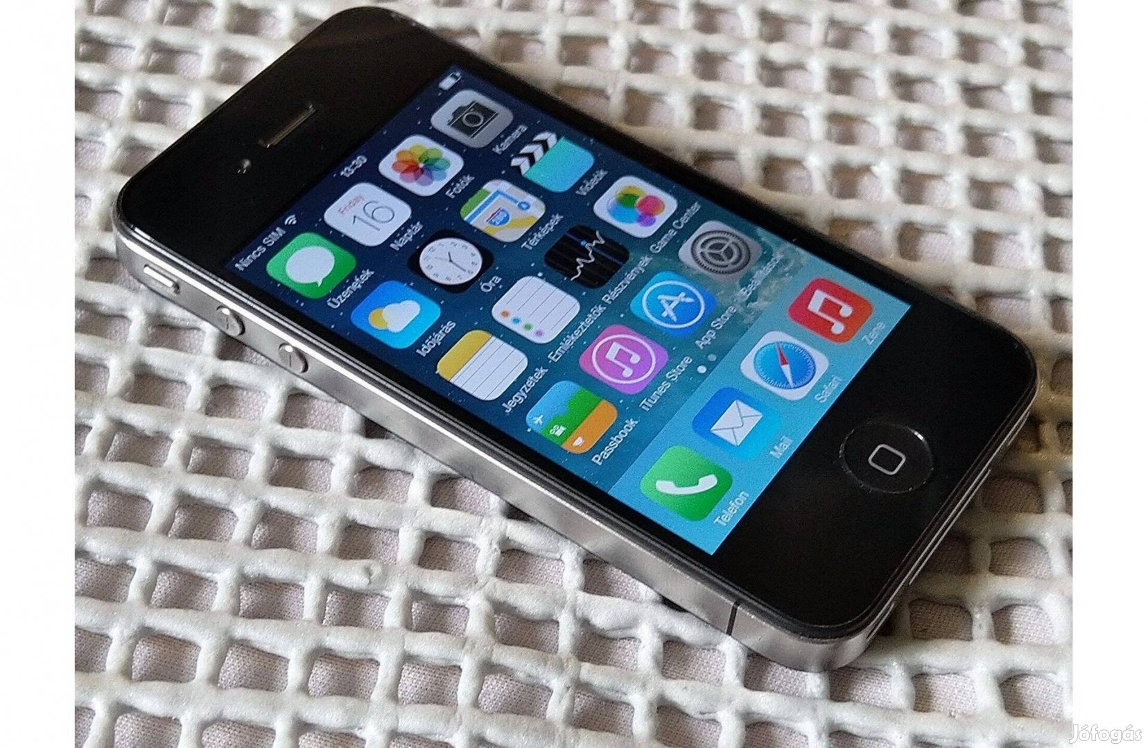 Iphone 4 A1332 16GB Black független 012744000418029