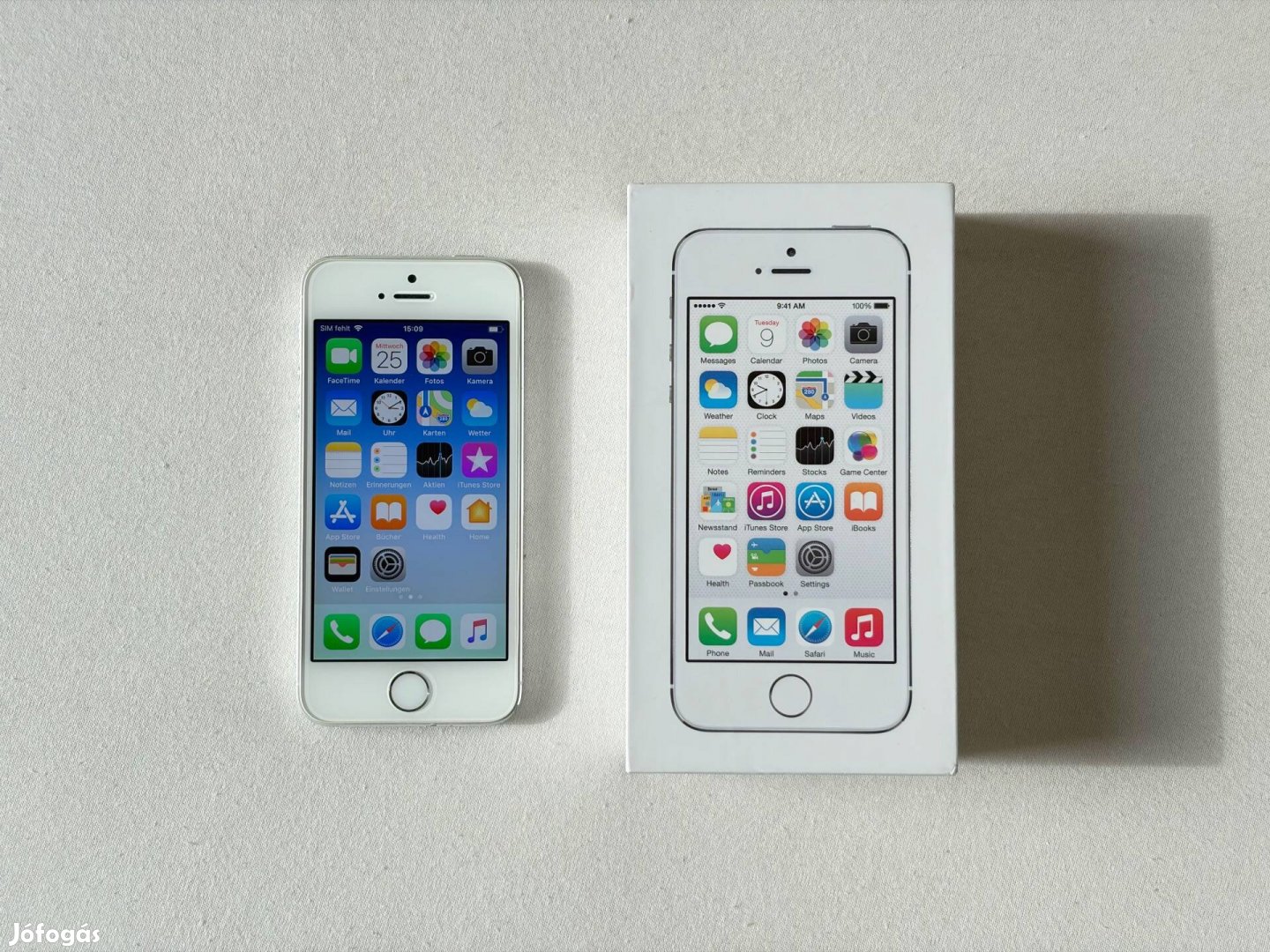 Iphone 5s 16GB ezüst, Újszerű állapotban, eredeti