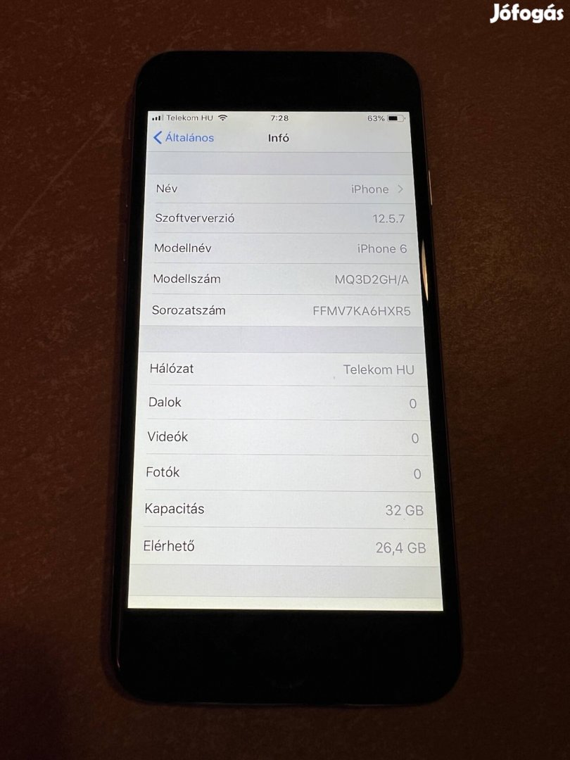 Iphone 6 32gb space gray 91% akku 