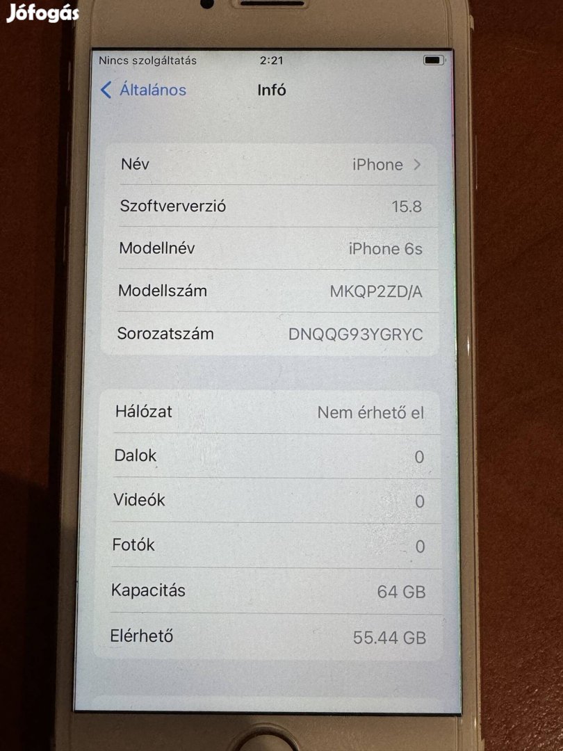 Iphone 6s 64gb független rosegold