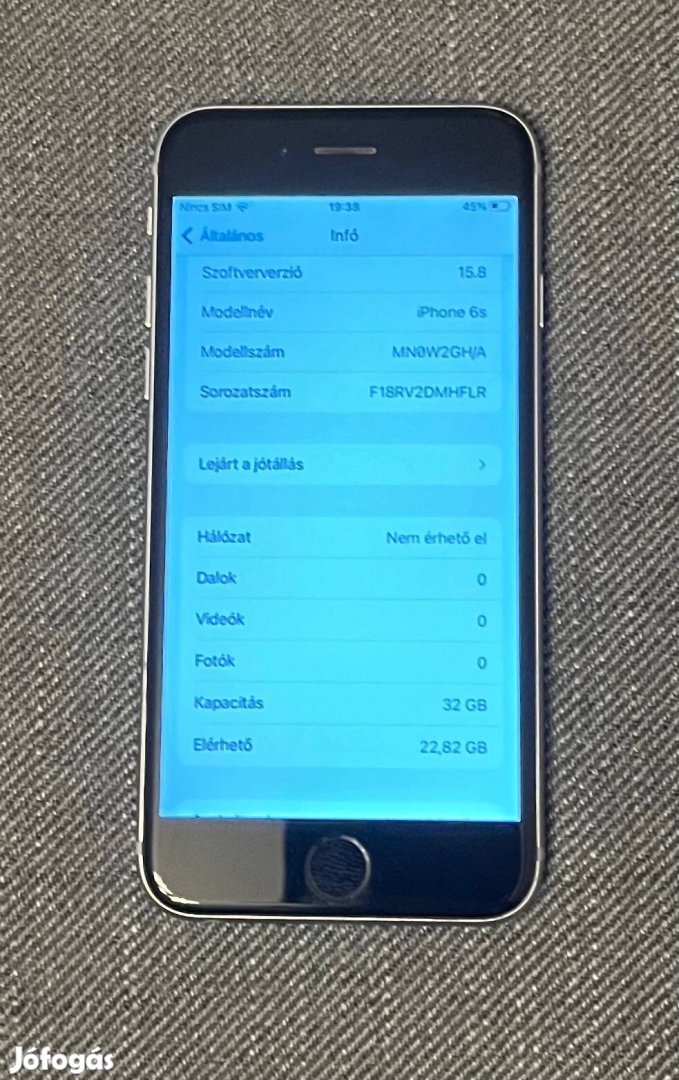Iphone 6s Space Gray 32GB