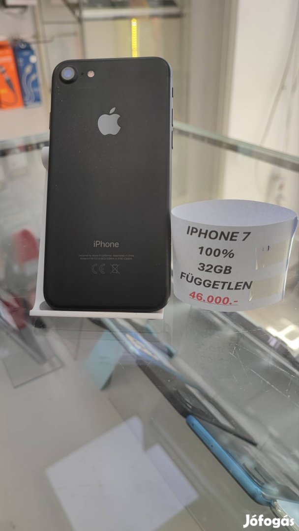 Iphone 7 100%AKU 32GB Kártyafüggetlen