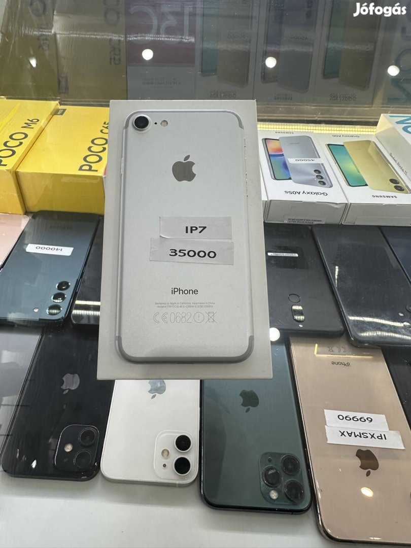 Iphone 7, Silver, 128GB Gyárilag kártyafüggetlen 