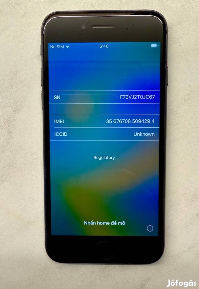 Iphone 8 64 GB asztroszürke