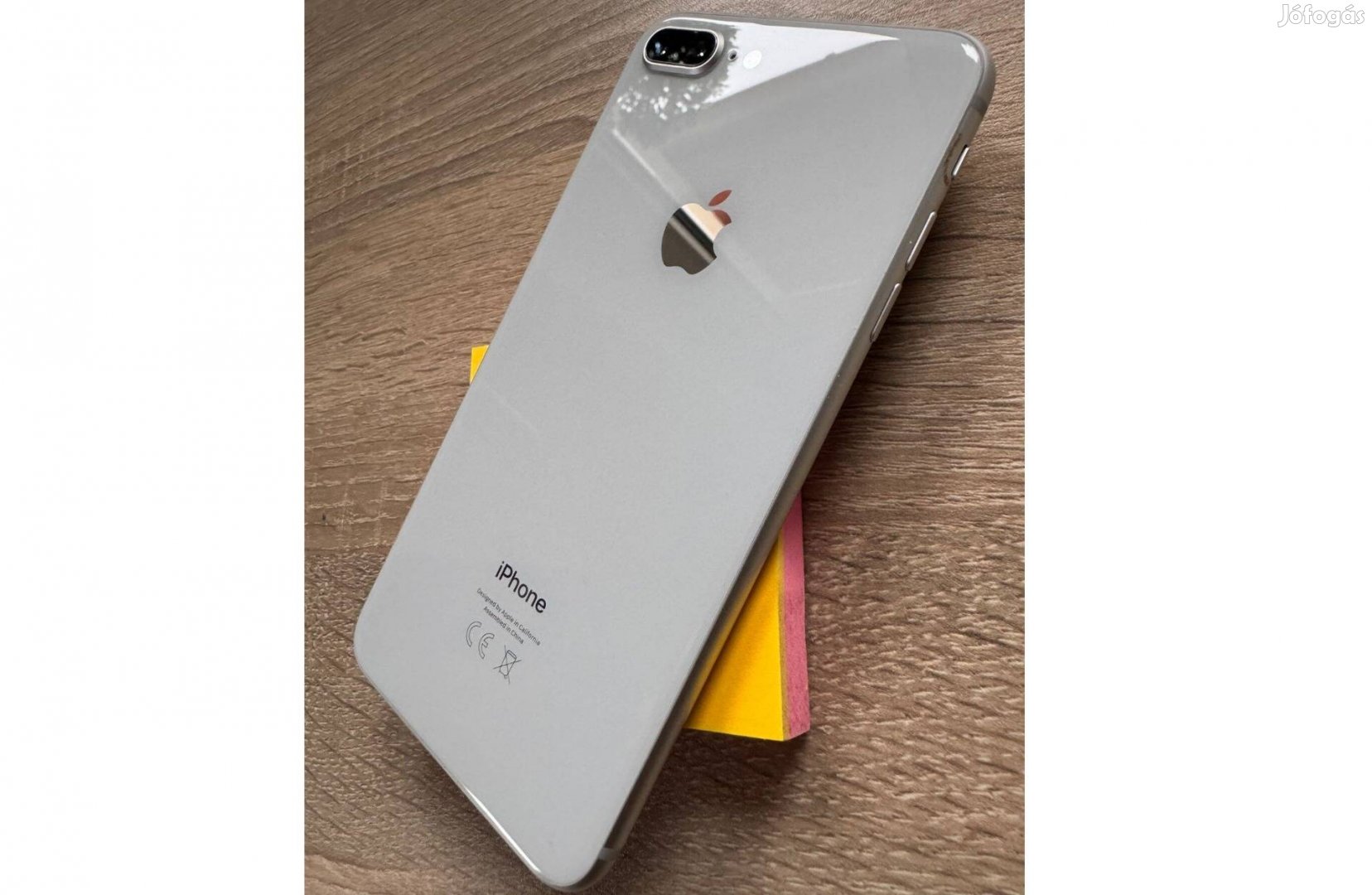 Iphone 8 Plus fehér - Ritka gyönyörű, karcmentes - 100% os - Csere is