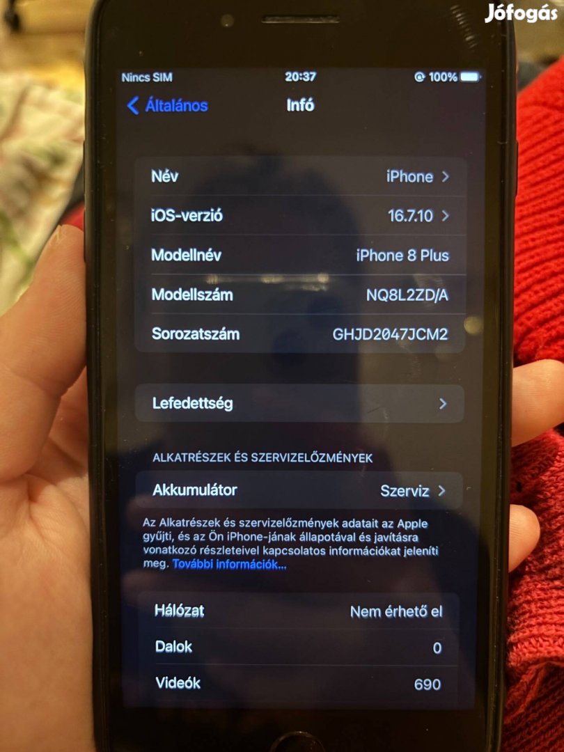 Iphone 8 Plus telefon