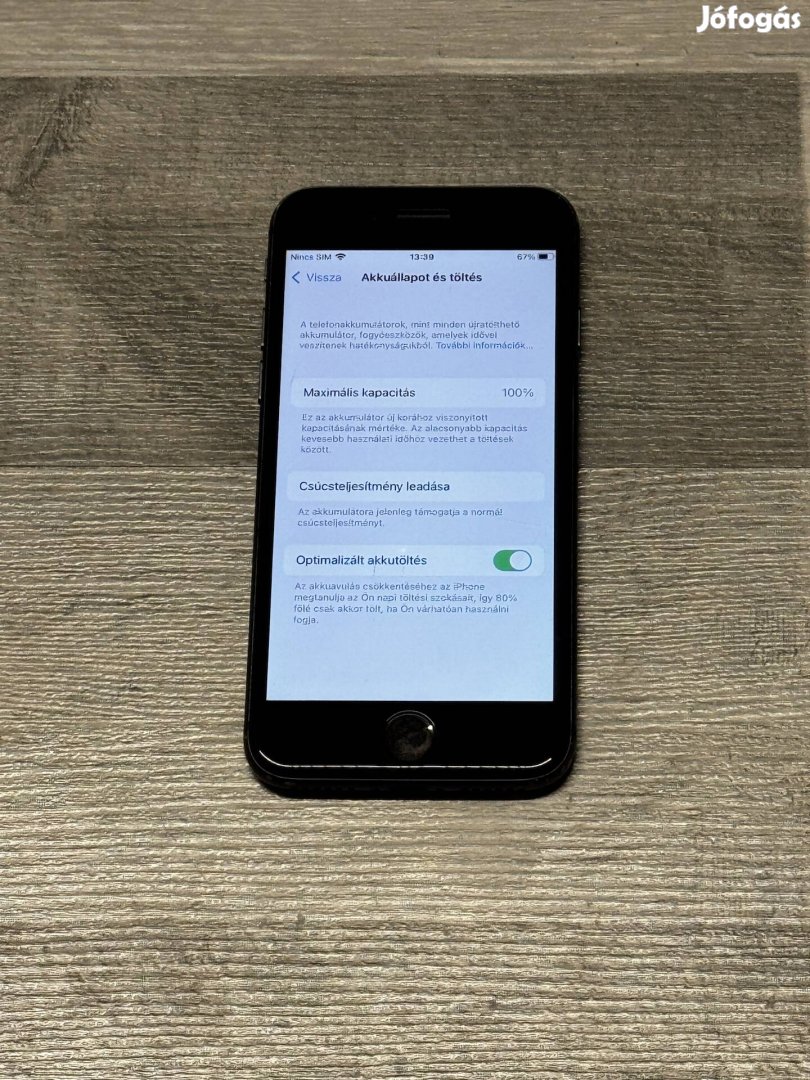 Iphone 8 független 64gb akku 100%