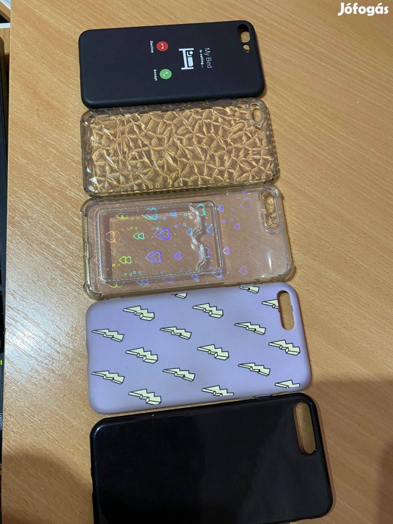 Iphone 8 plus mobiltok csomag (4 db) fekete színű elkelt