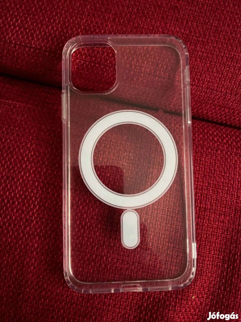 Iphone SE,12,13,14,15 összes típusához magsafe átlátszó szilikonon tok