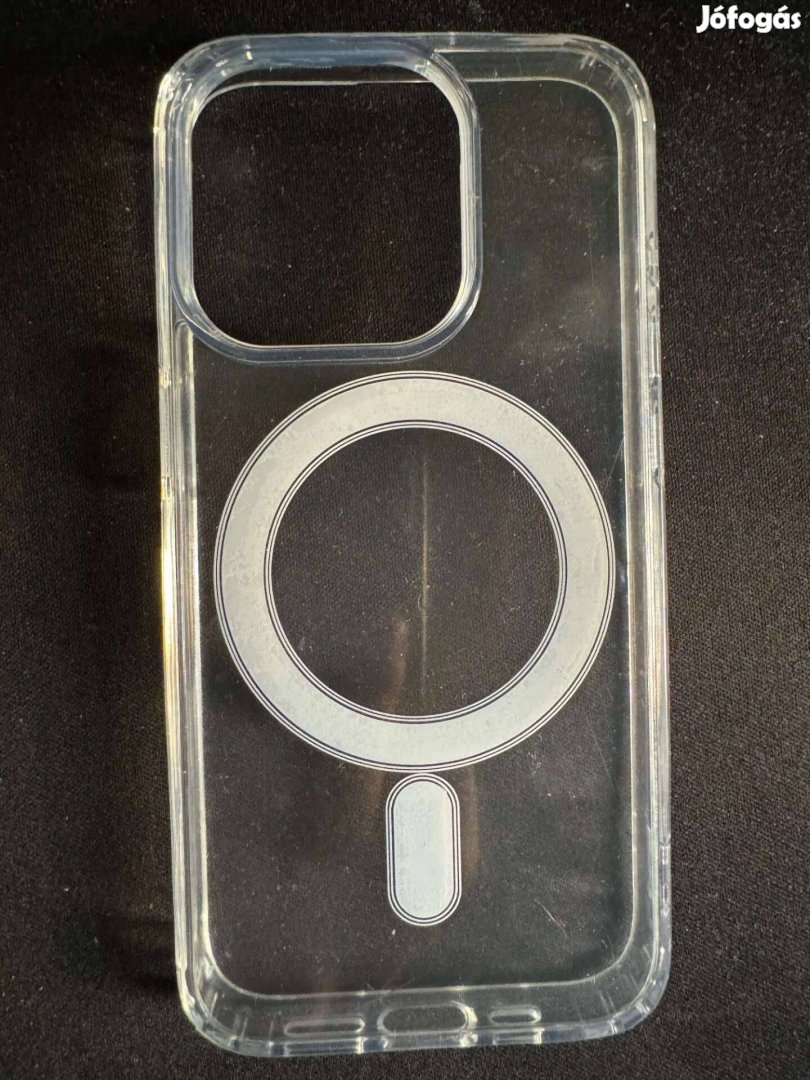 Iphone SE,12,13,14,15 összes típusához magsafe átlátszó szilikonon tok