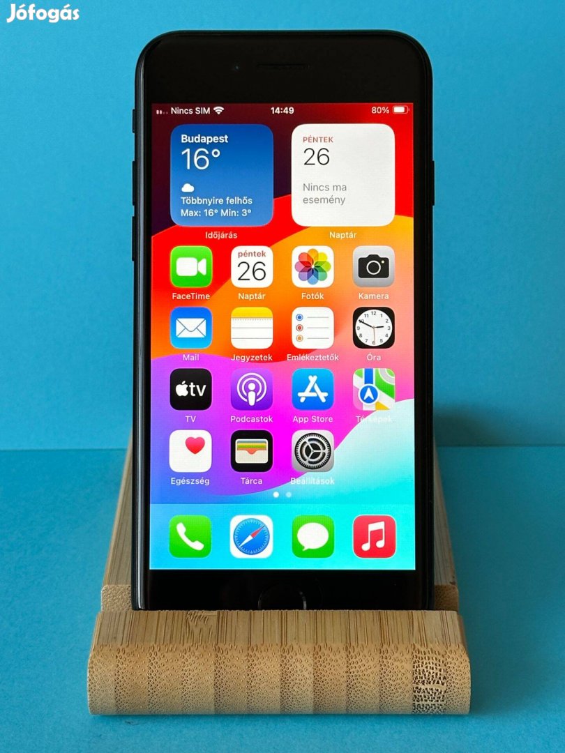 Iphone SE 2020 64GB, független, Új Akkumulátor
