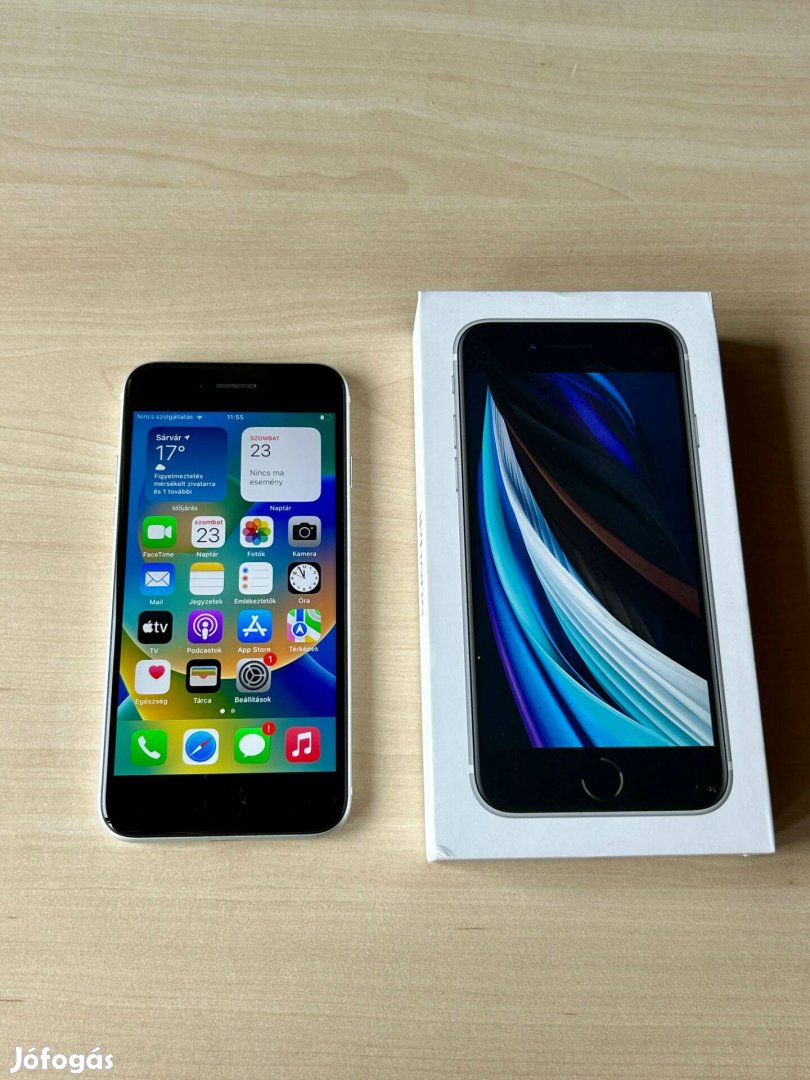 Iphone SE 2020 Független, Fehér, Nagyon szép hibátlan állapotban +aján