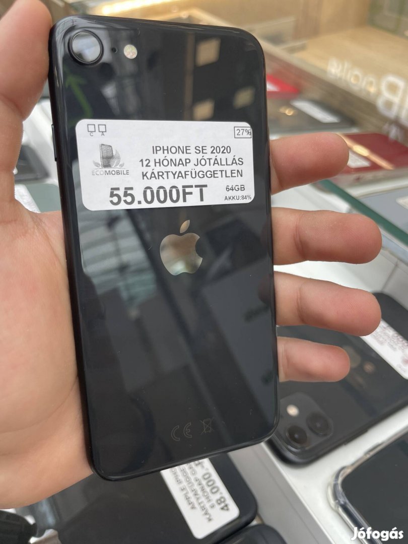 Iphone SE 2020 (12 hónap jótállással)