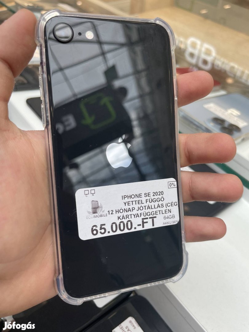 Iphone SE 2020 ( 12 hónap jótállással)