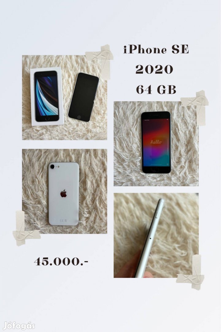 Iphone SE (2020) 64 GB eladó