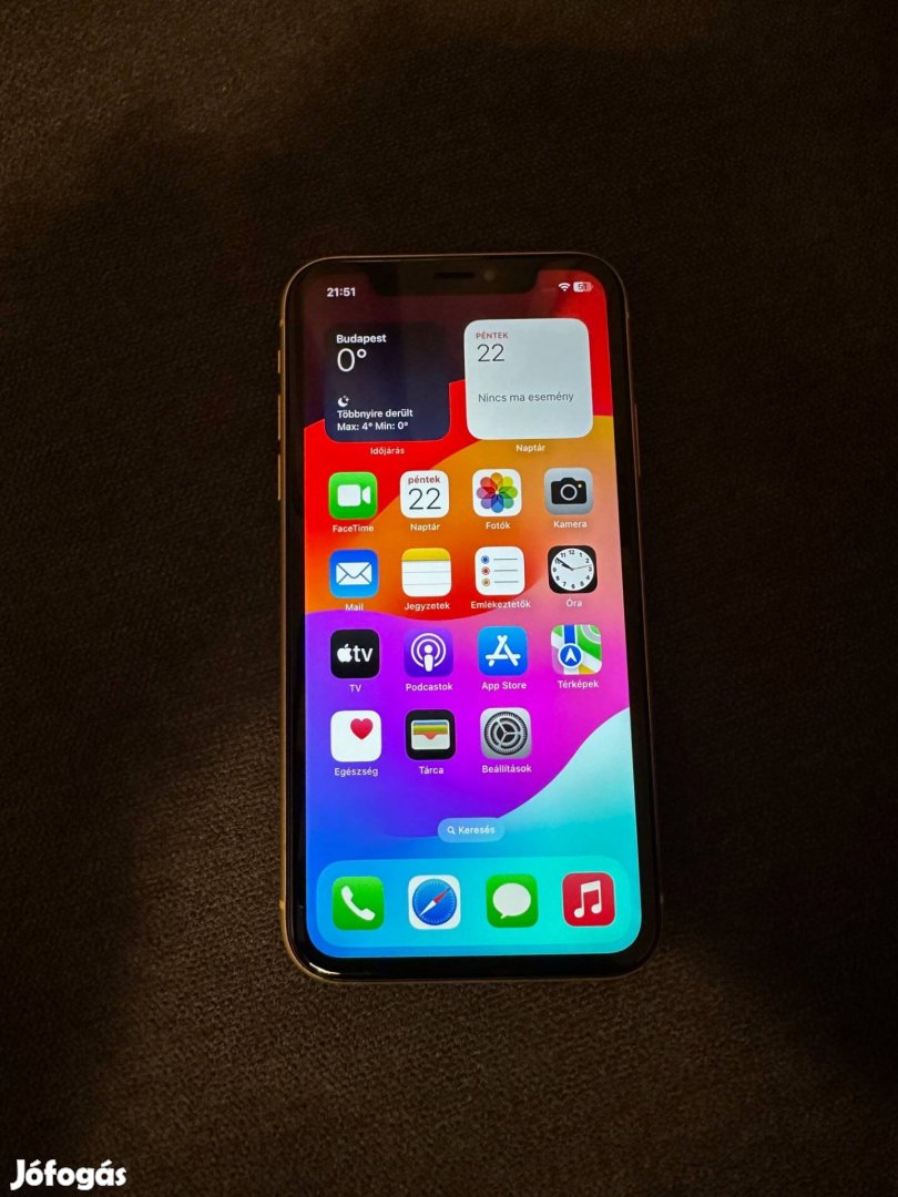 Iphone XR 64GB sárga független