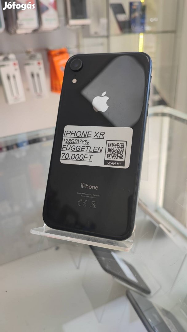 Iphone XR - 128GB - 78% - Kártyafüggetlen