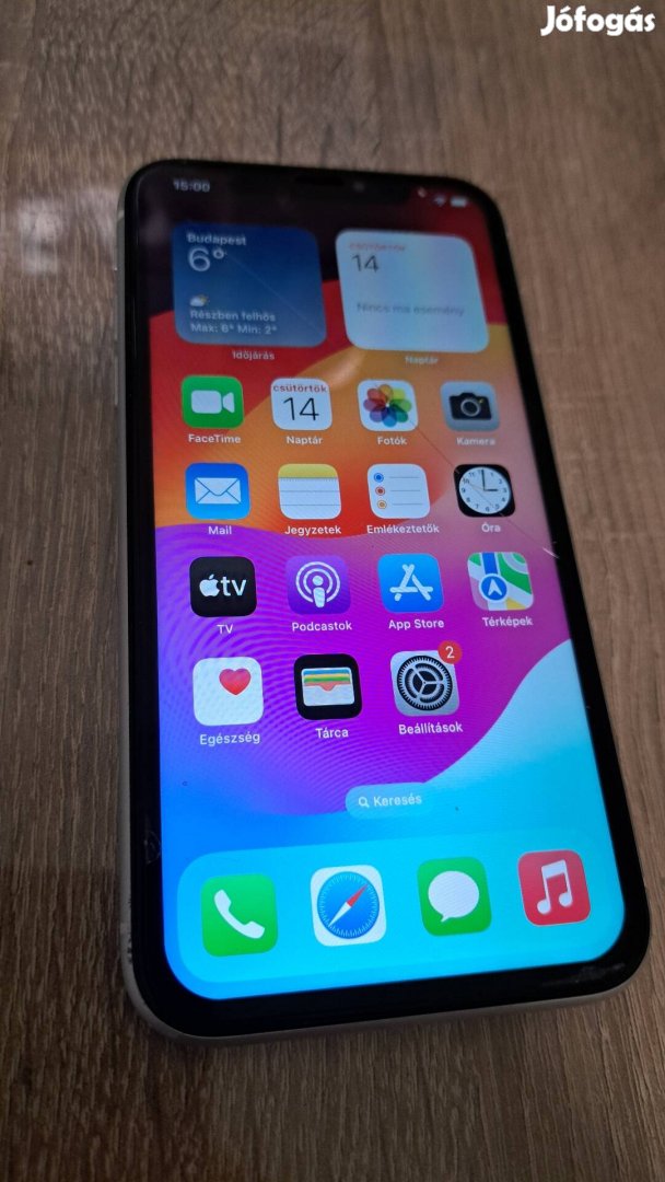 Iphone XR fehér 