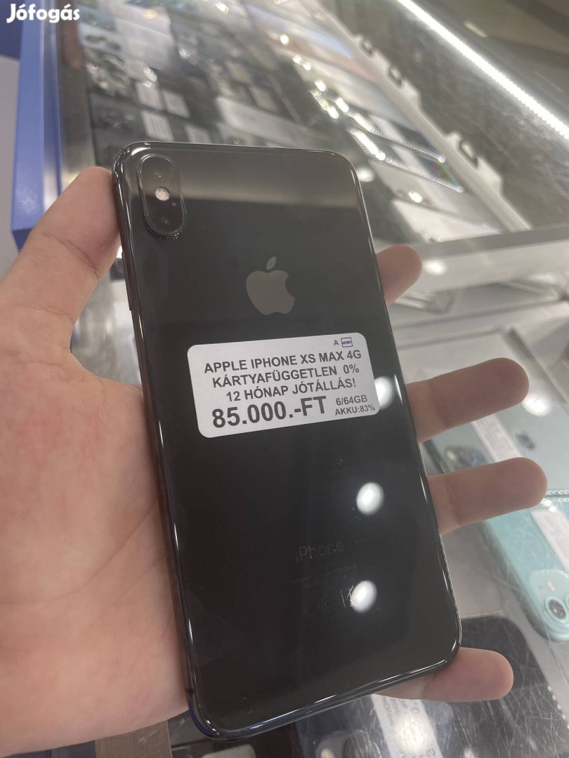 Iphone XS Max 12 hónap jótállással