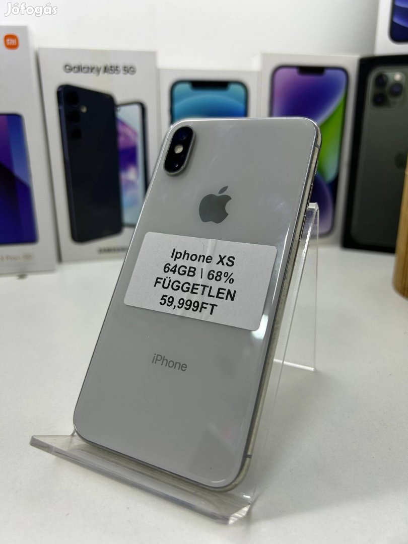 Iphone XS fehér újszerű 