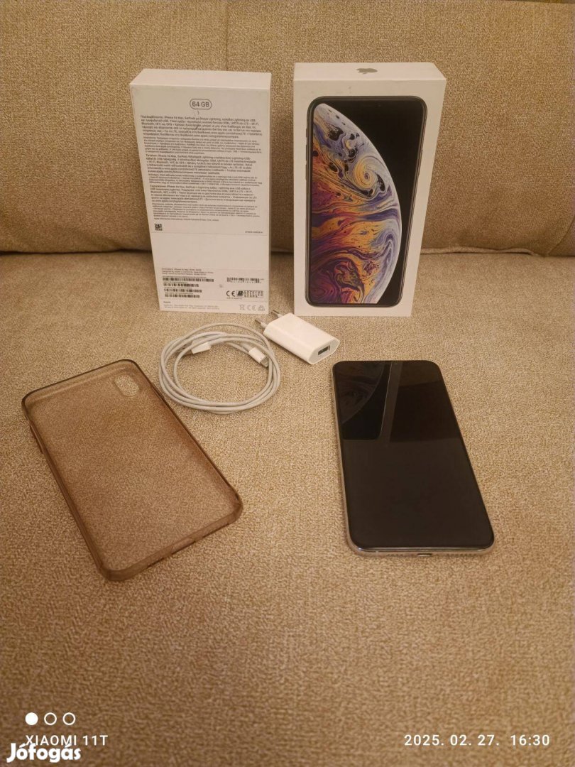 Iphone Xs max Silver 64Gb
