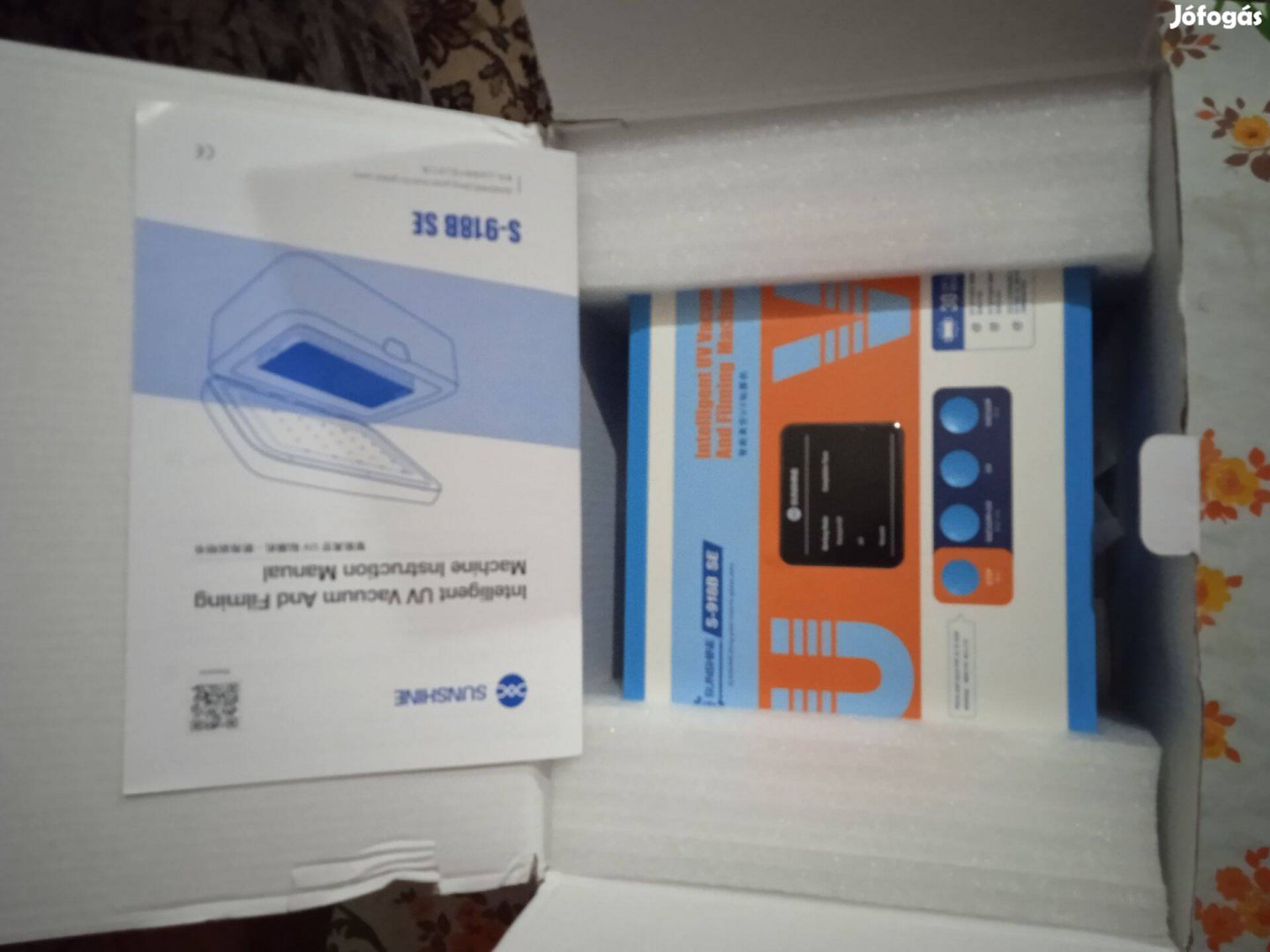Iphone intelligens vákuum UV filmező, üvegfóliázó