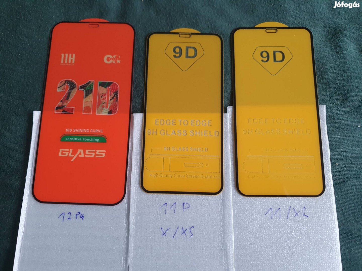 Iphone üvegfólia 11 Pro, 11, XR, XS 12 Pro Max 