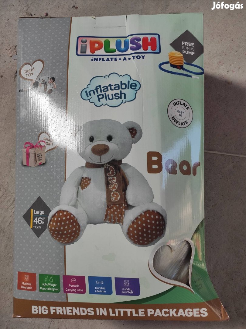 Iplush felfújható plüssmackó 