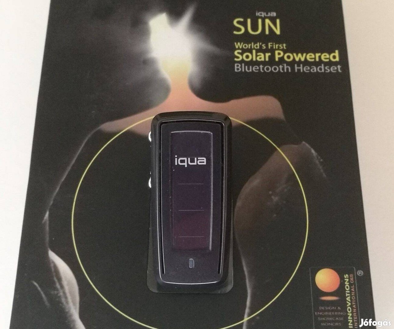 Iqua Sun napelemes bluetooth headset újonnan eladó