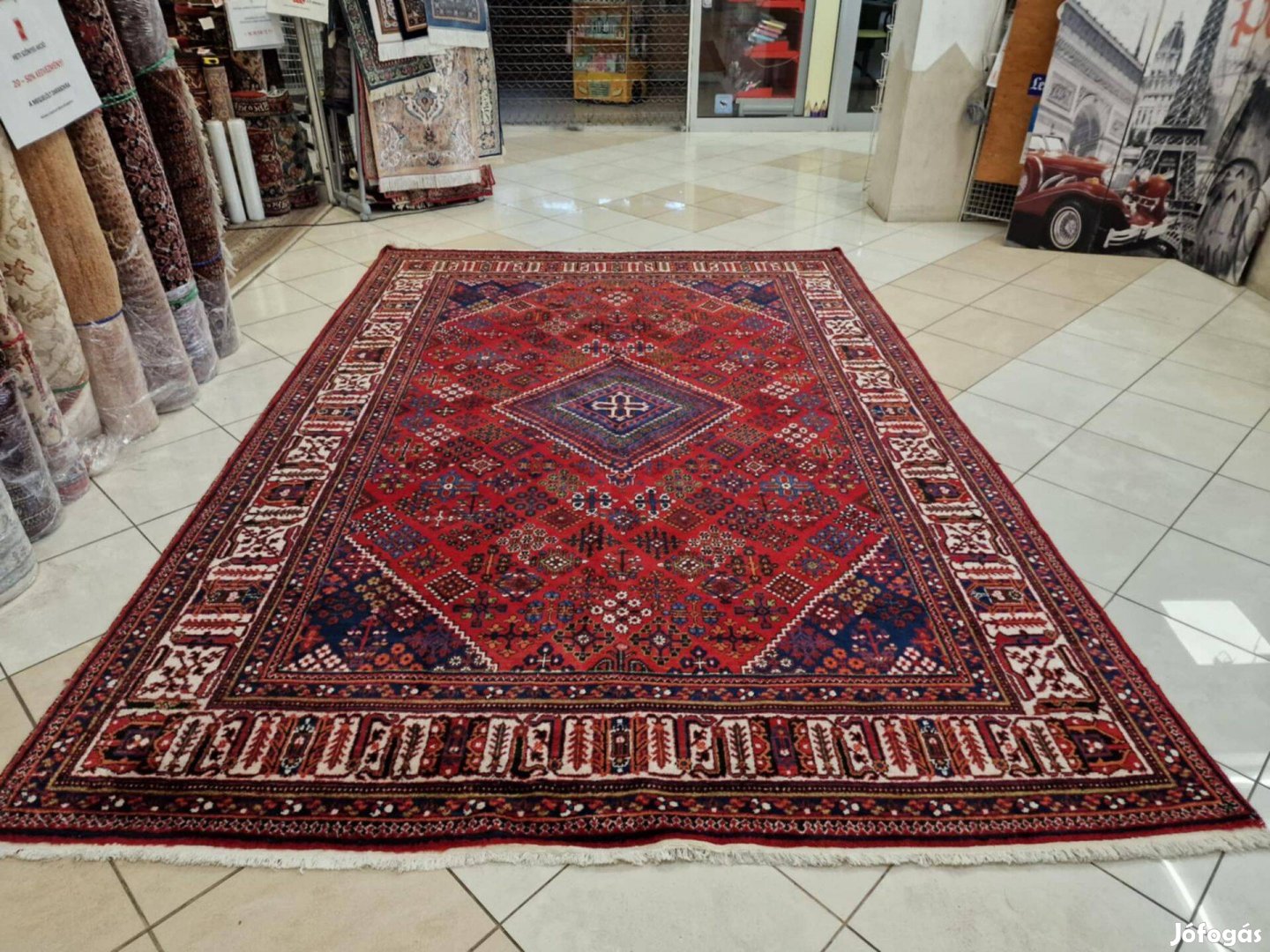 Iráni joshagan 235x350 kézi gyapjú perzsa szőnyeg BFZ817