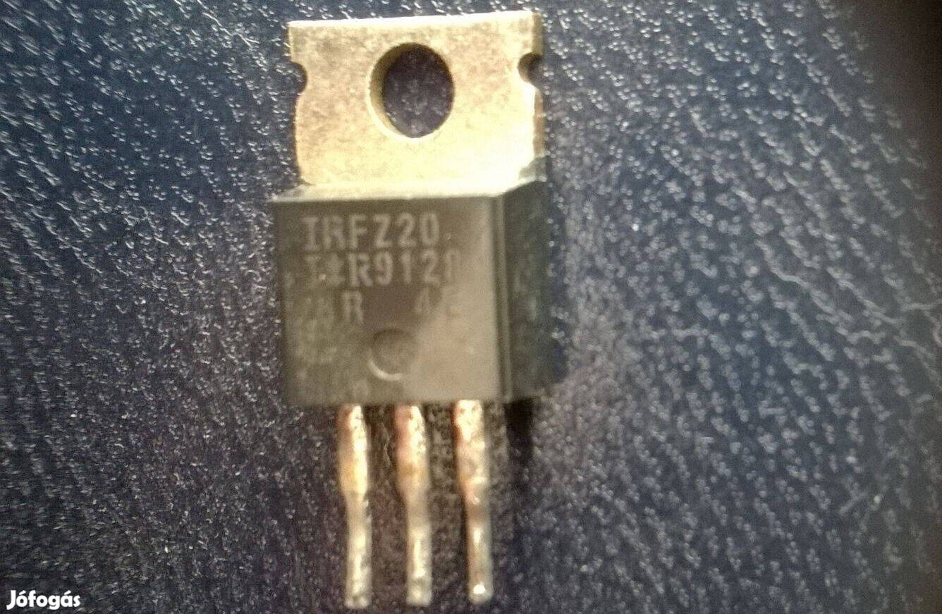 Irfz20 tranzisztor , N-MOS-FET , 50 V , 15 A , bontott , eredeti