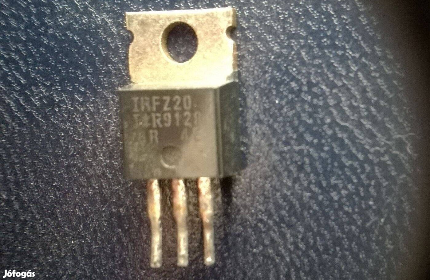 Irfz20 tranzisztor , N-MOS-FET , 50 V , 15 A , bontott , eredeti