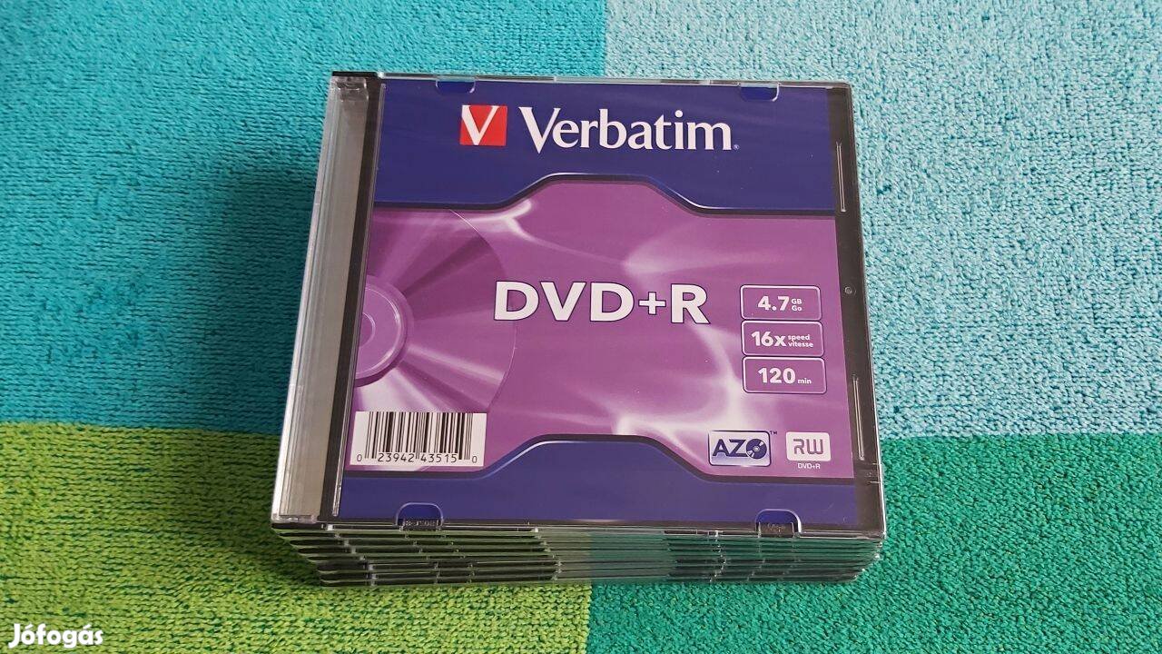 Írható Verbatim DVD új bontatlan