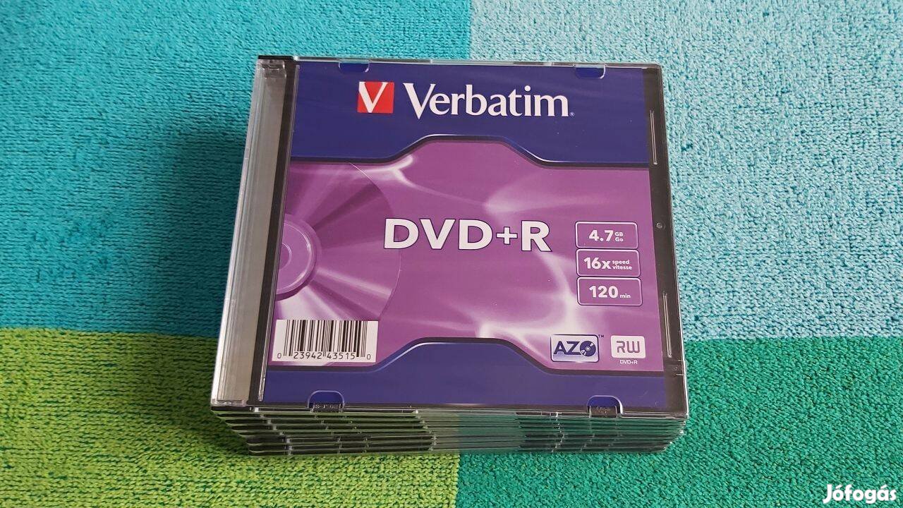 Írható Verbatim DVD új bontatlan